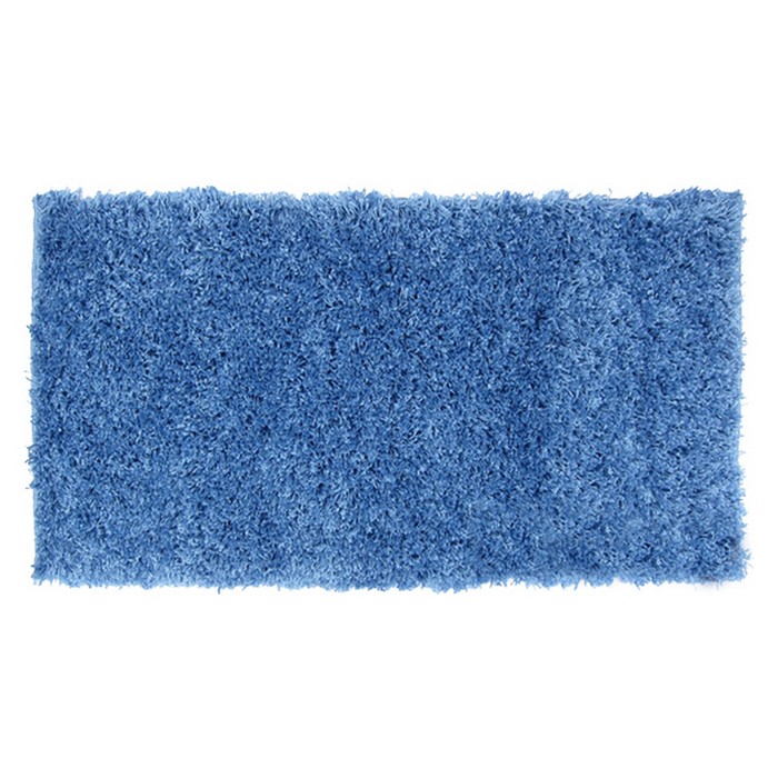 Коврик домашний 140 х 200 см, цвет ворс 4 см, цвет синий