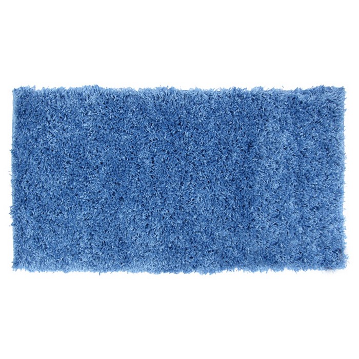 Коврик домашний 160 х 230 см, цвет ворс 4 см, цвет синий