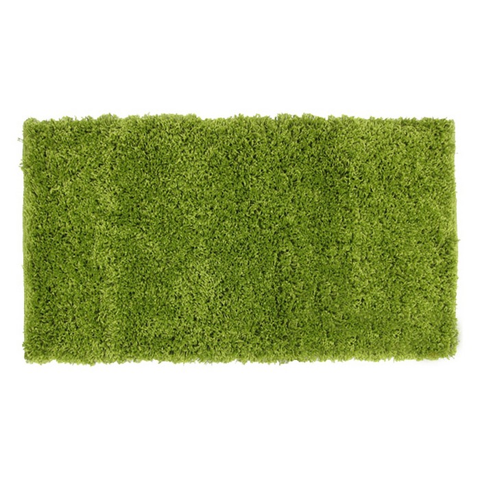 Коврик домашний 160 х 230 см, цвет ворс 4 см, цвет зеленый