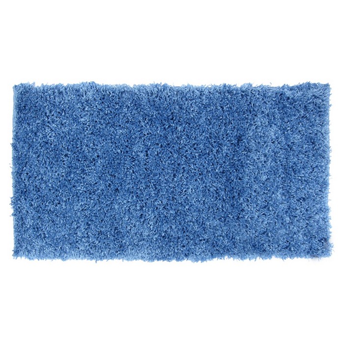 Коврик домашний 200 х 290 см, цвет ворс 4 см, цвет синий