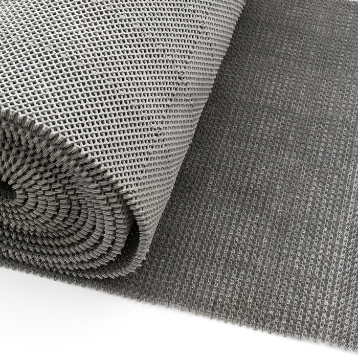 Коврик-дорожка "Травка" 0,98х11.8 м, цвет Серый