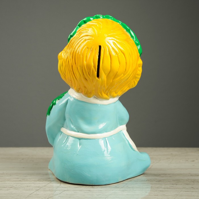 Копилка "Деовчка с розами" 23 см микс