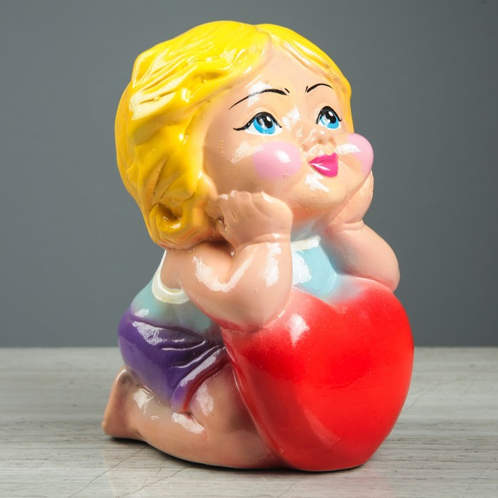 Копилка "Мальчик с сердцем" 24 см