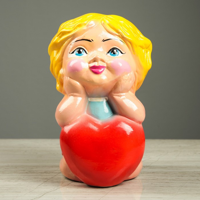 Копилка "Мальчик с сердцем" 24 см