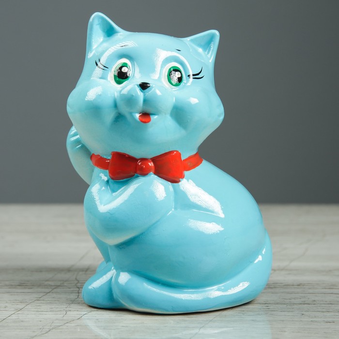 Копилка "Котенок" 16 см, микс