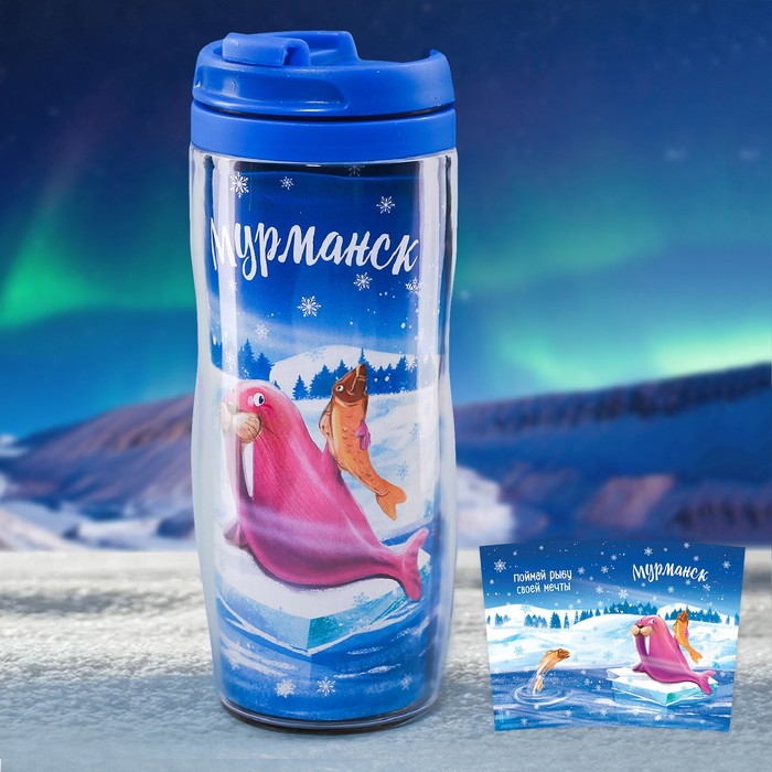 Термостакан «Мурманск. Тюлень», 350 мл