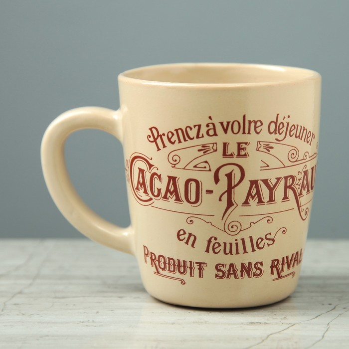 Кружка "Le Cacao Payraud", малая, 0,25 л, цвет микс