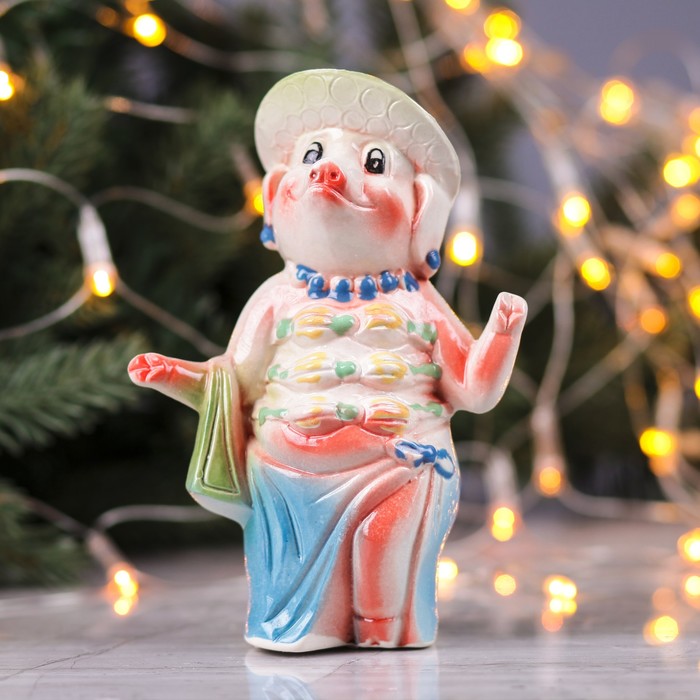 Сувенир "Кокетка" 15 см микс