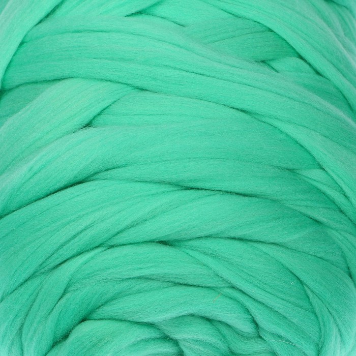 Пряжа "Зефир" 100% мериносовая шерсть 50м/500гр (0057, св.салат)