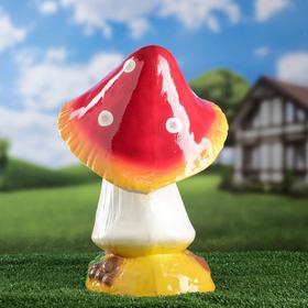 

Садовая фигура "Пара мухоморов", разноцветная, керамика, 34 см