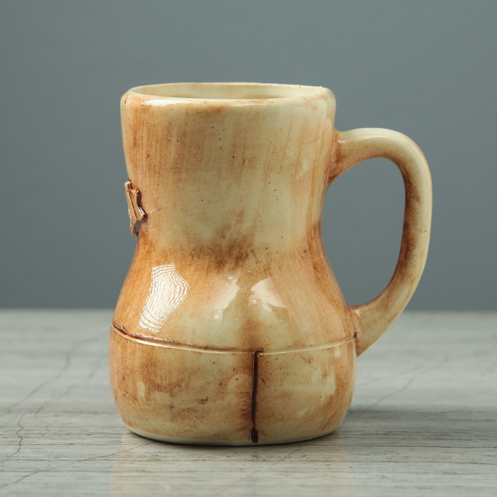 Кружка для пива 0,4 л, "Торс", шамот