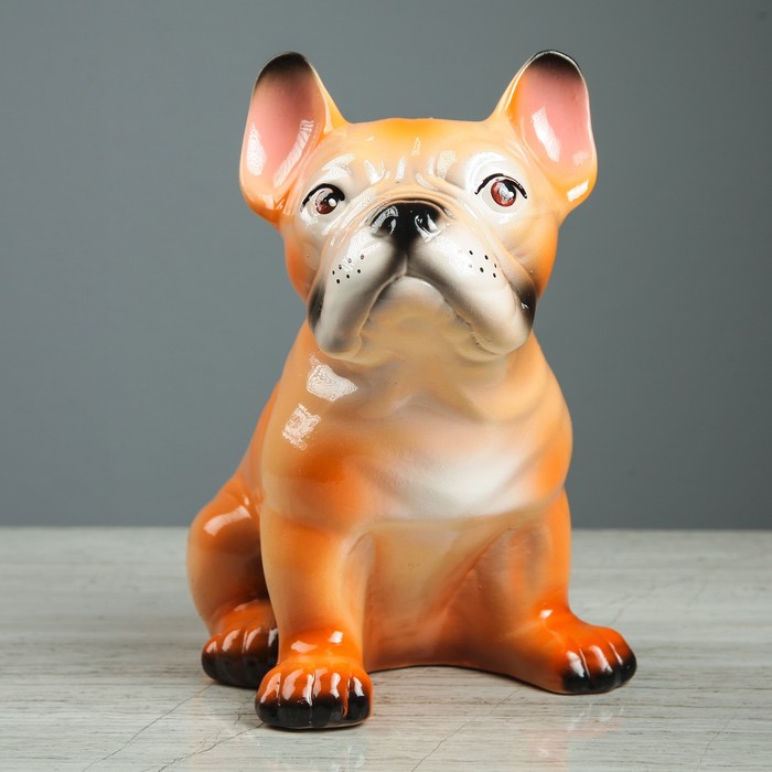 Копилка "Собака Хаммер" бежевый, глянец