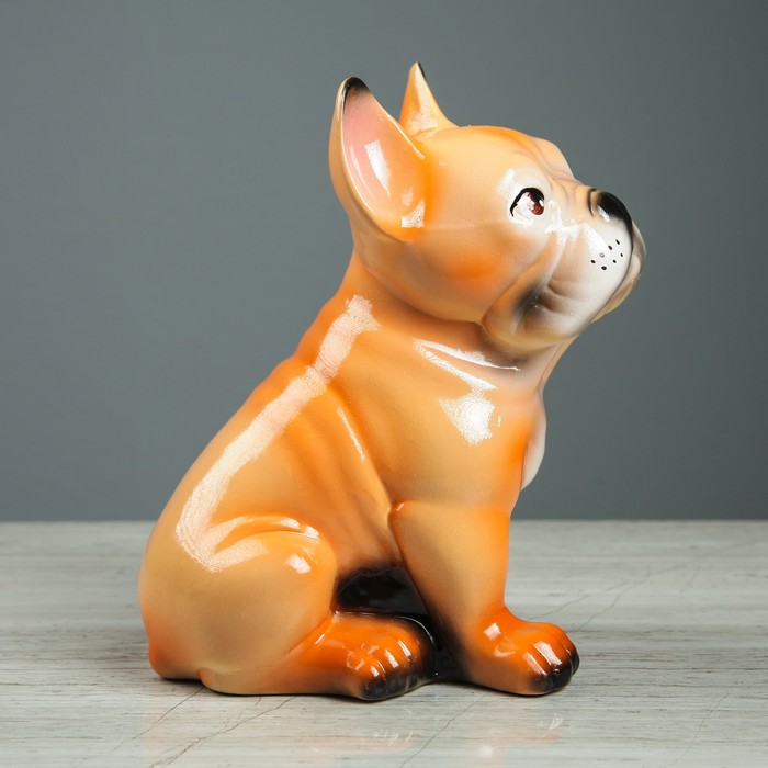 Копилка "Собака Хаммер" бежевый, глянец