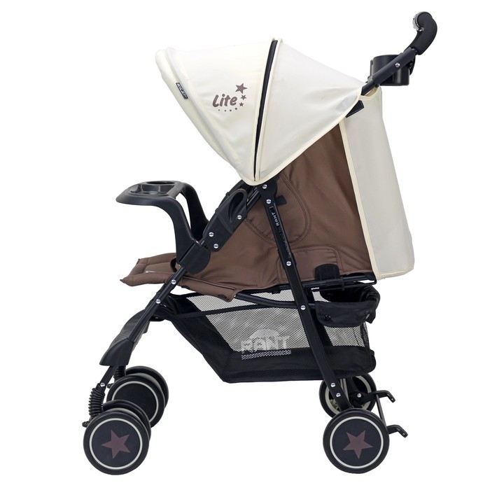 Коляска прогулочная LITE, цвет бежевый