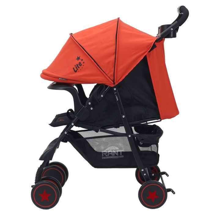Коляска прогулочная LITE, цвет красный