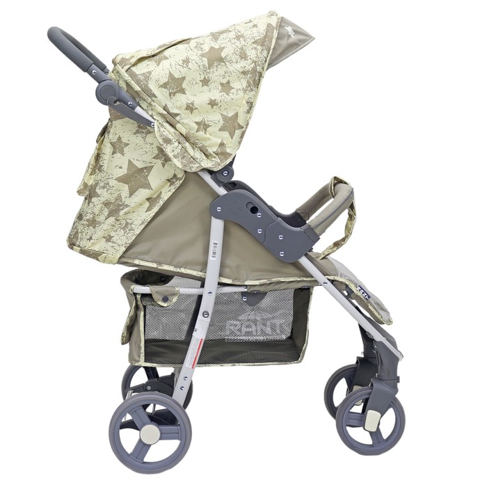 Коляска прогулочная KIRA Plus "Звёзды", цвет бежевый