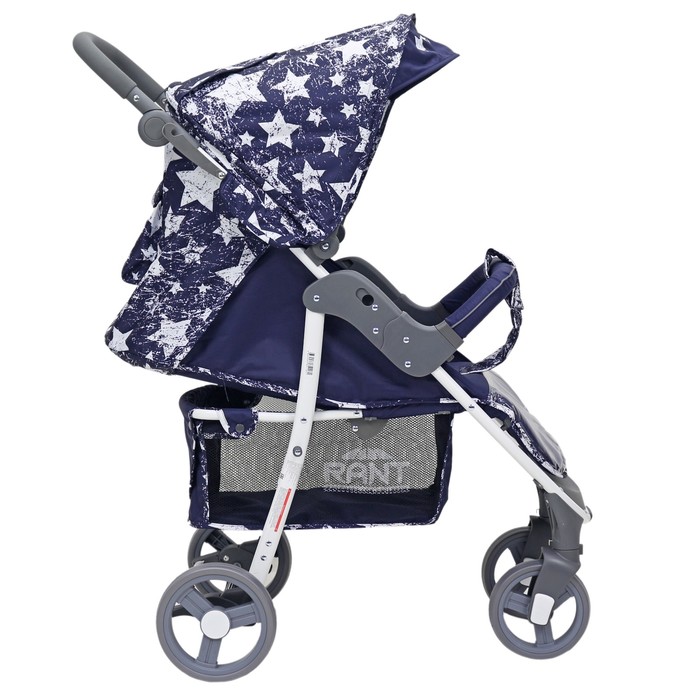 Коляска прогулочная KIRA Plus "Звёзды", цвет синий