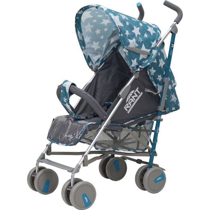 Коляска-трость MOLLY alu "Звёзды", цвет аквамарин