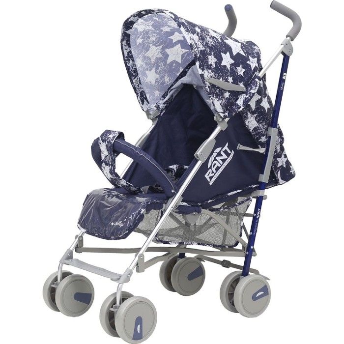 Коляска-трость MOLLY alu "Звёзды", цвет синий