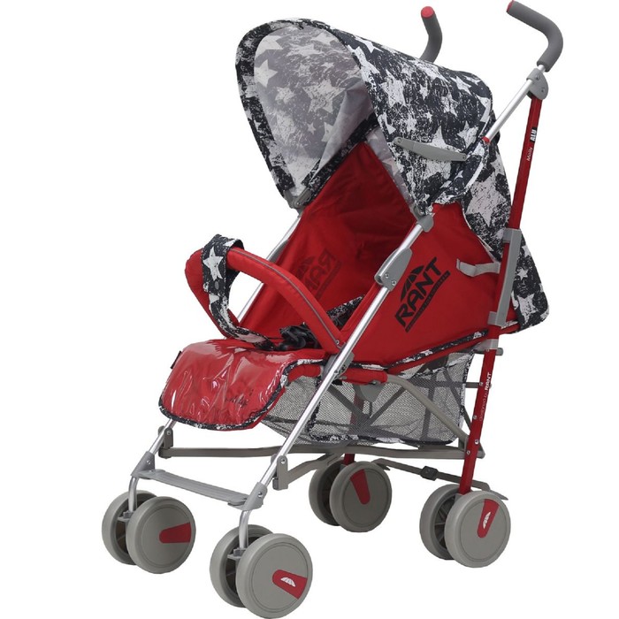 Коляска-трость MOLLY alu "Звёзды", цвет графитовый