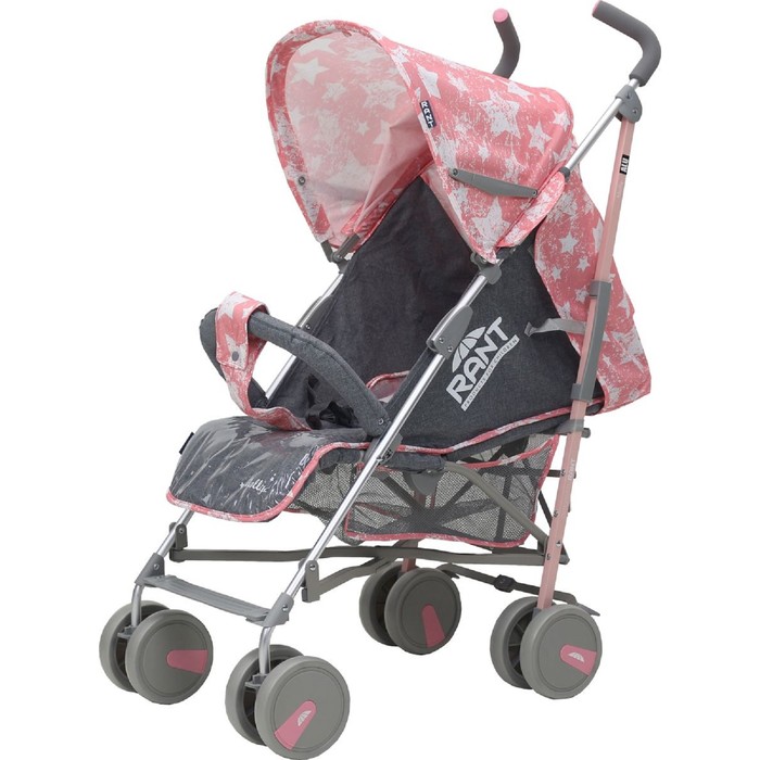 Коляска-трость MOLLY alu "Звёзды", цвет розовый