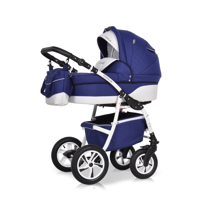 Коляска 2 в 1 MODUS (Riko), 23 синий-белый
