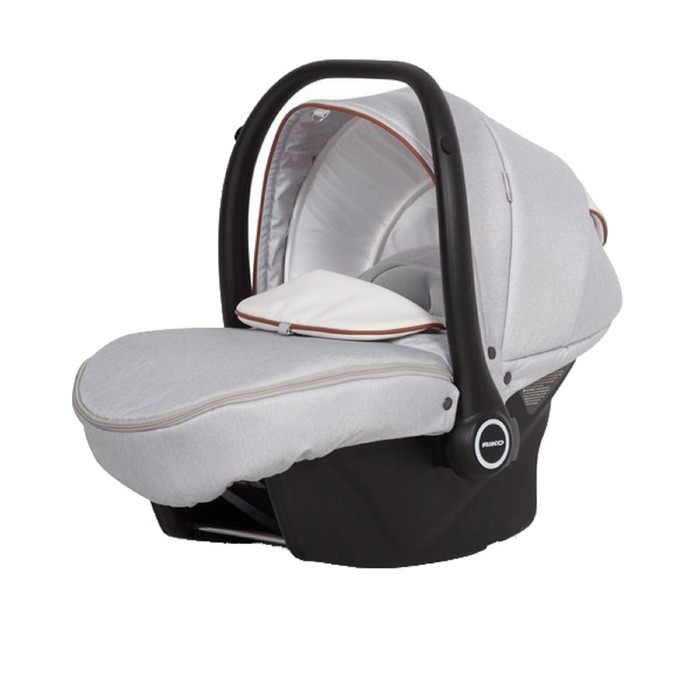 Коляска 3 в 1 NATURO (Riko), 02 коричневый-бежевый