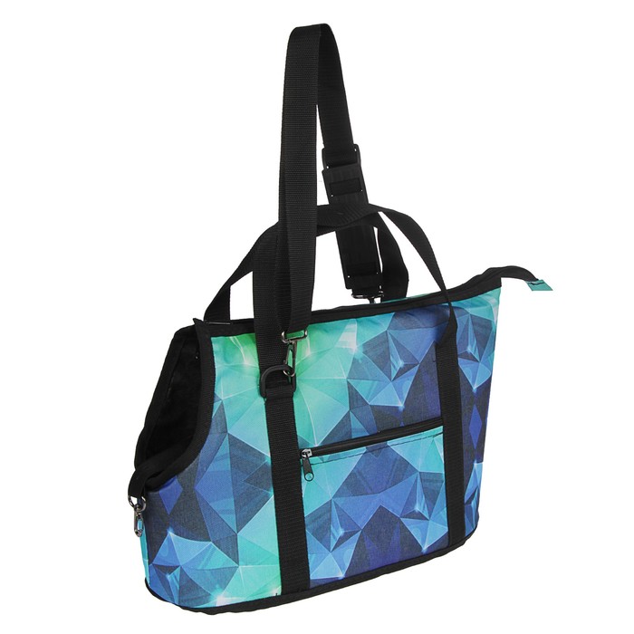 Сумка-переноска с отверстием для головы средняя, ПВХ, 37 х 17 х 26см, микс цветов