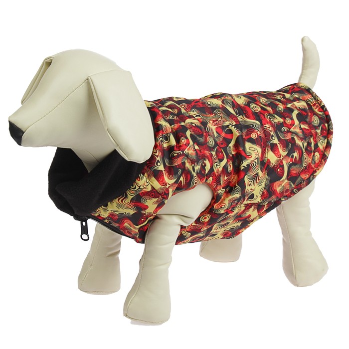 Жилет Elite утепленный двухсторонний для собак, размер 1, 32-36 см, микс цветов