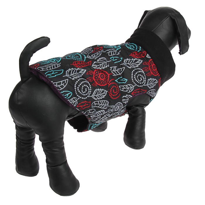 Жилет Elite утепленный двухсторонний для собак, размер 2, 36-40 см, микс цветов