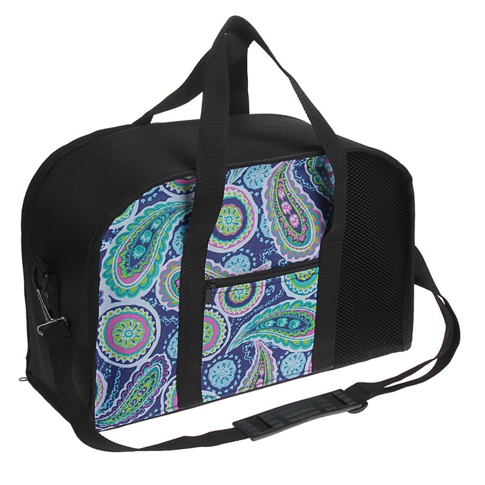 Сумка-переноска плоская малая, ПВХ, 40 х 15 х 26 см, микс цветов