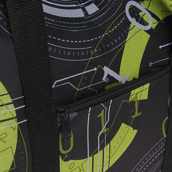 Сумка-переноска плоская средняя, ПВХ, 45 х 15.5 х 27.5 см, микс цветов