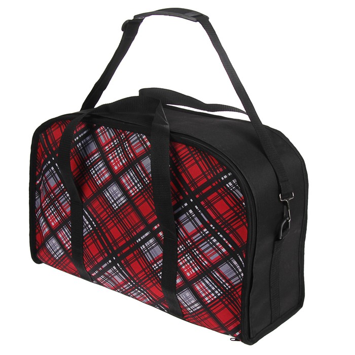 Сумка-переноска плоская большая, ПВХ, 47.5 х 16 х 31 см, микс цветов