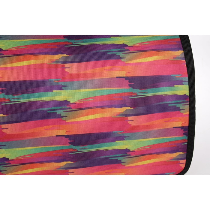 Сумка-переноска "Волна" раскладная малая, ПВХ/мех, 49 х 30 х 35 см, микс цветов