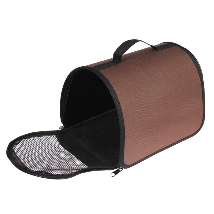 Сумка переноска "Элит- лайт" раскладная для котят, нейлон, 32 х 19.5 х 19.5 см, микс