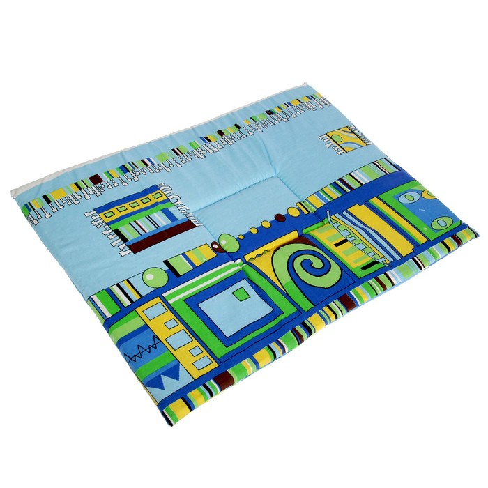 Матрасик бязь/поролон, 40 х 55 см, микс цветов