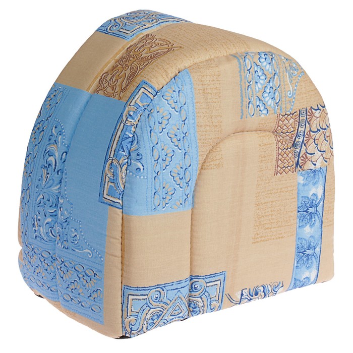 Лежанка полузакрытая "Эстрада" для котят, бязь/поролон, 25 х 30 х 25 см, микс