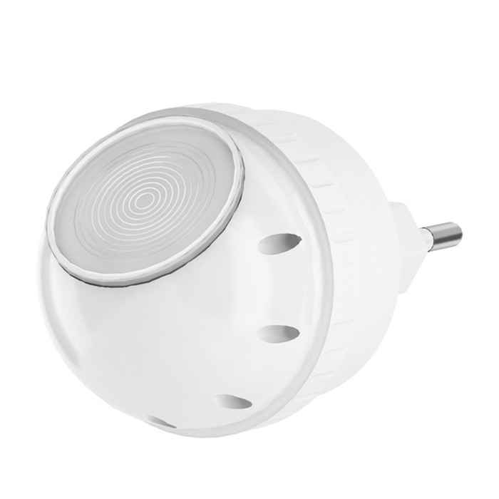 Ночник светодиодный сетевой "ФОТОН"  0,5Вт датчик осв. вращение 360°