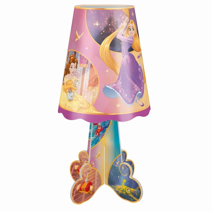 Ночник “ Белль Рапунцель Ариэль” LED 0,5Вт батарейка 3хLR44/AG13