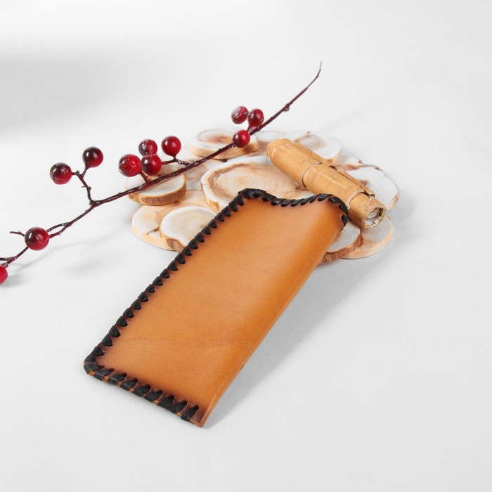 Футляр для очков, "Бабочки", отдел на клапане