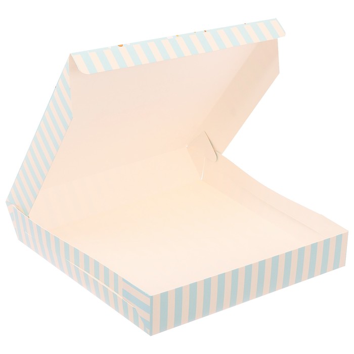 Упаковка для кондитерских изделий «Пончики», 25 х 25 х 4,5 см