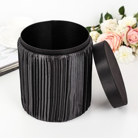 

Коробка подарочная, чёрный, 17 х 17 х 21,5 см