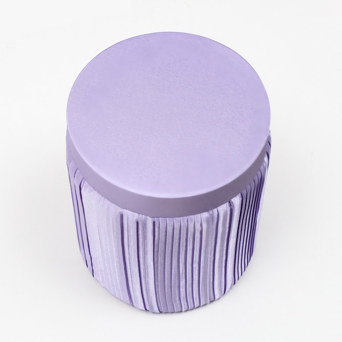 Коробка подарочная, сиреневый, 17 х 17 х 21,5 см