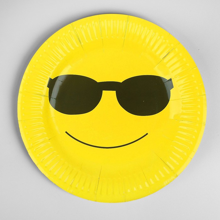 Бумажная тарелка "Смайл" (набор 6 шт)