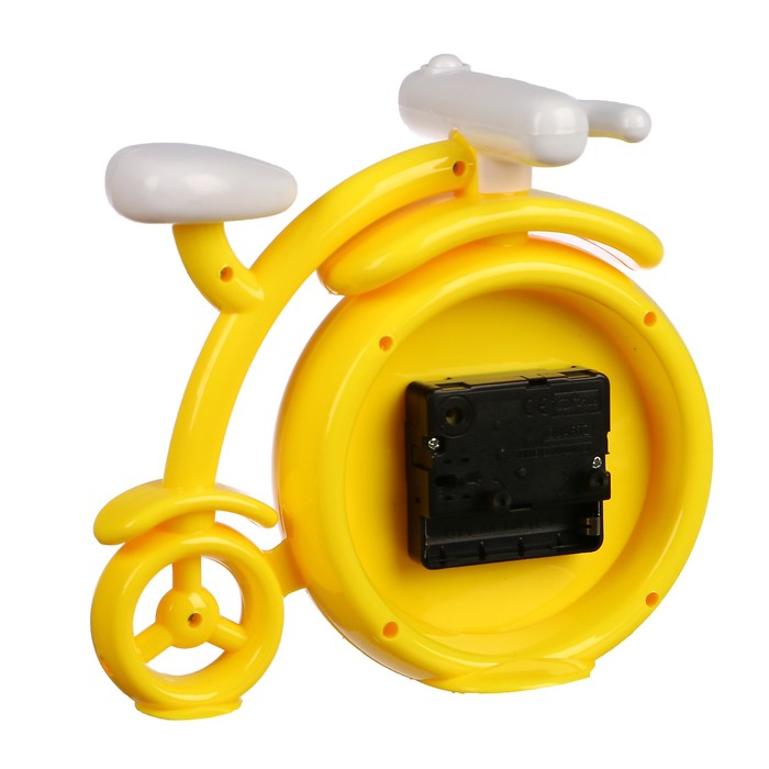 Будильник "Цирковой велосипед", арабские цифры, циф-т в клетку, микс цветов, 19*18,5 см