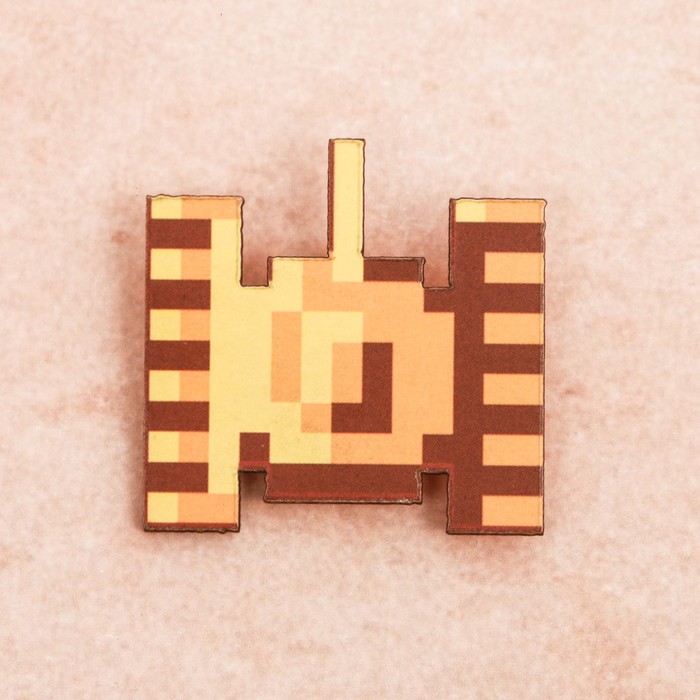 Деревянный значок "Танк"