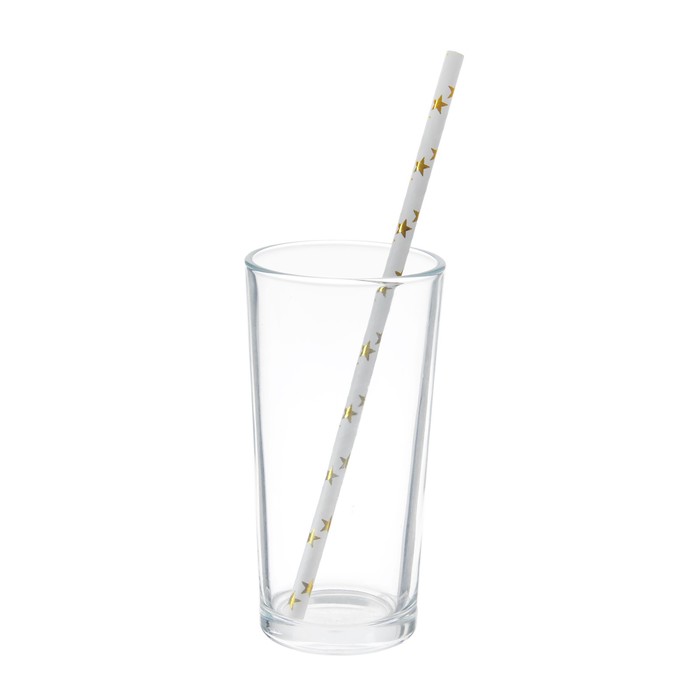 Трубочка для коктейля "Звёздочки" (набор 25 шт)