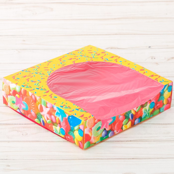 Коробка для сладостей «Вместе навсегда», 20 х 20 х 5 см