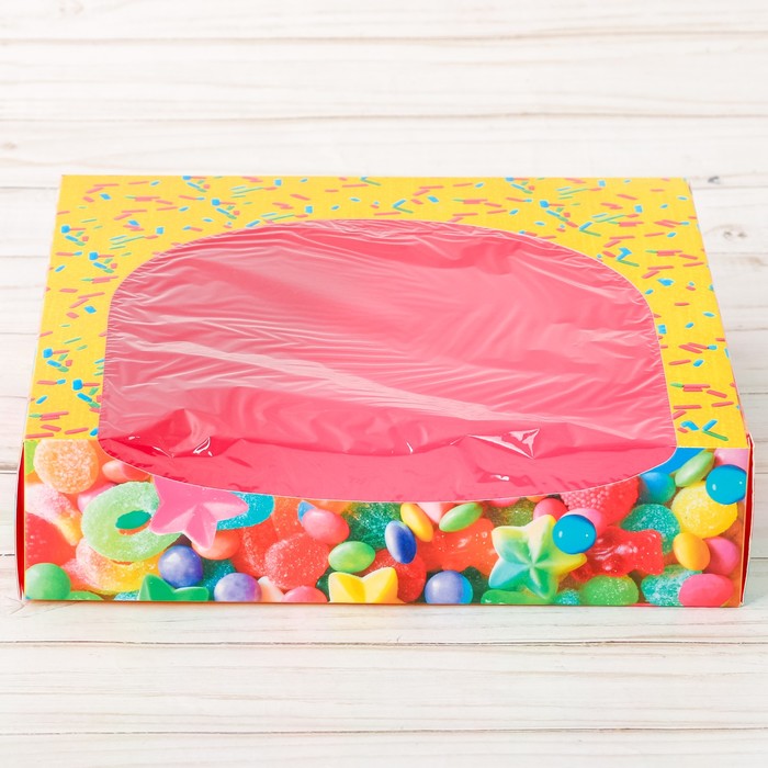 Коробка для сладостей «Вместе навсегда», 20 х 20 х 5 см