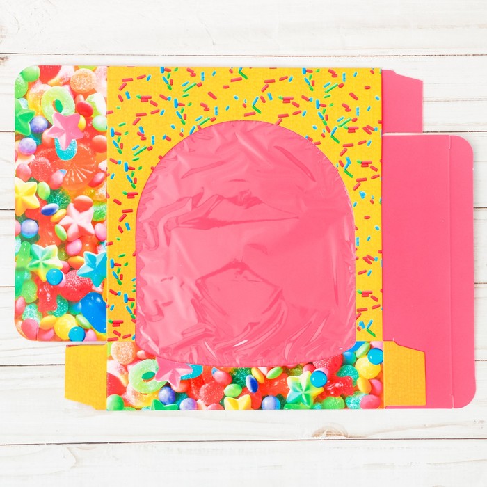 Коробка для сладостей «Вместе навсегда», 20 х 20 х 5 см